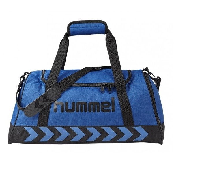 Hummel Authentic Sportstaske Medium blå Tasker.dk